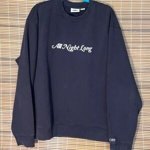 Obey Black Crewneck Sweater Relaxed Fit